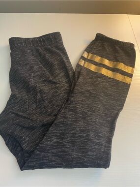 Girls Danskin now varsity stripe sweatpants